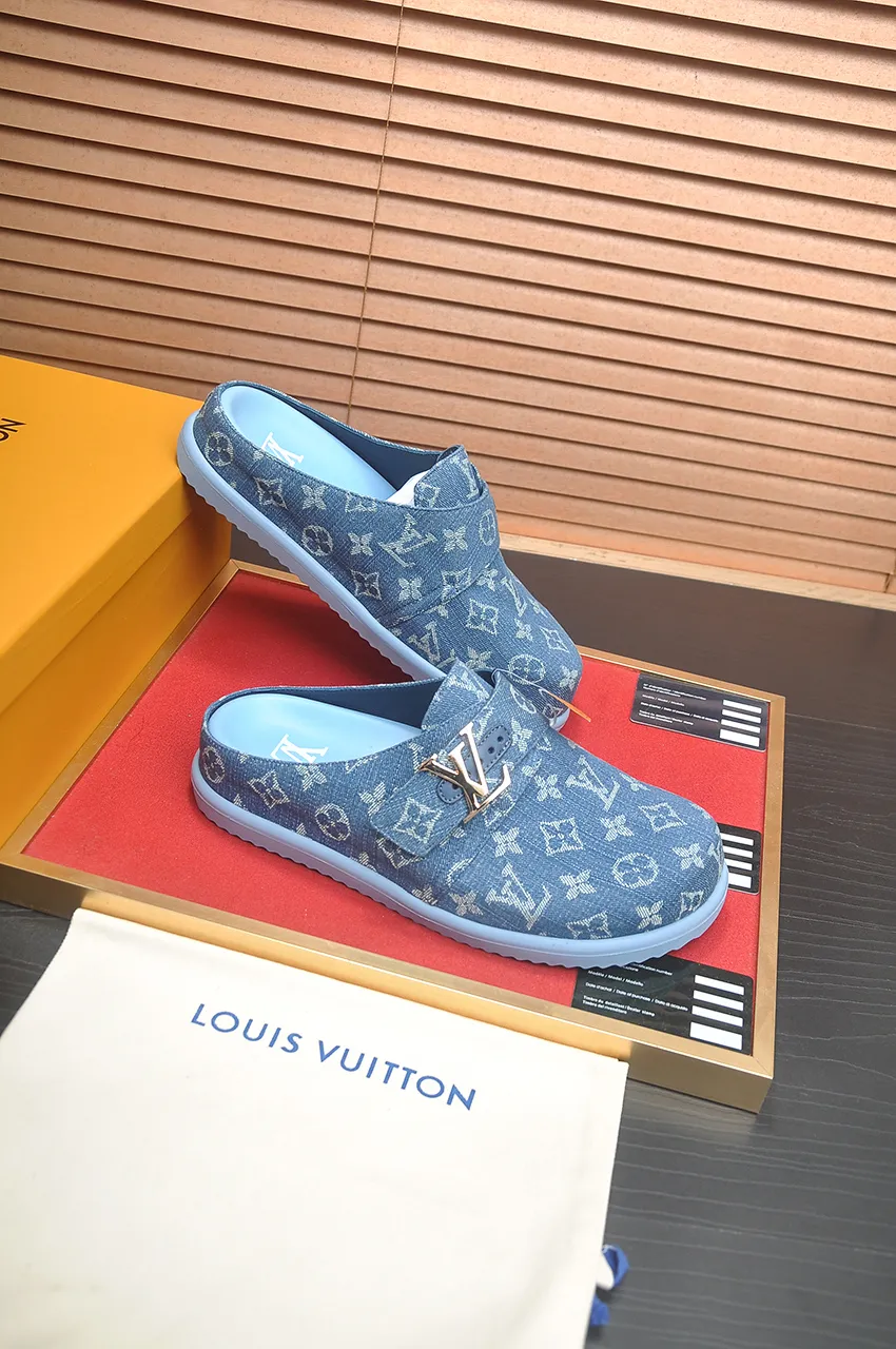 Men's men's shoes 💰520💶[LOUIS VUITTON] (cowhide lining) new style 🍀LV Louis Vuitton * - top version of LV classic semi-slip trendy shoes! Made of imported original cow suede cowhide, with a first layer of comfortable cowhide lining inside! Original wear-resistant rubber outsole! High quality products! Code number 38-45 (45 customized)